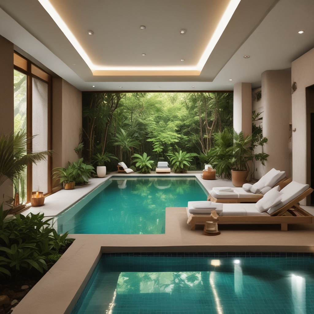 A serene spa treatment experience